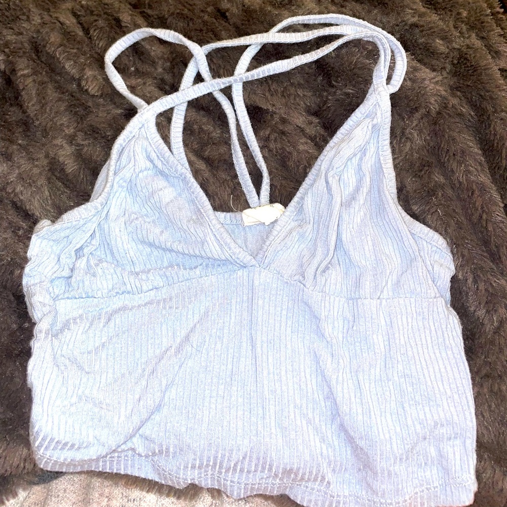 Blue Crop Top!